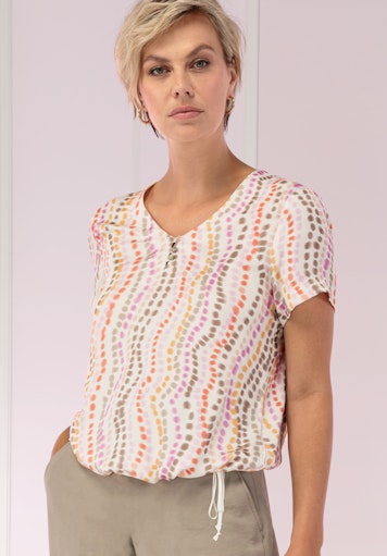 Blouses korte mouw rood Bianca