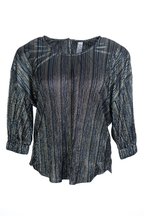 Blouses lange mouw blauw Dame Blanche