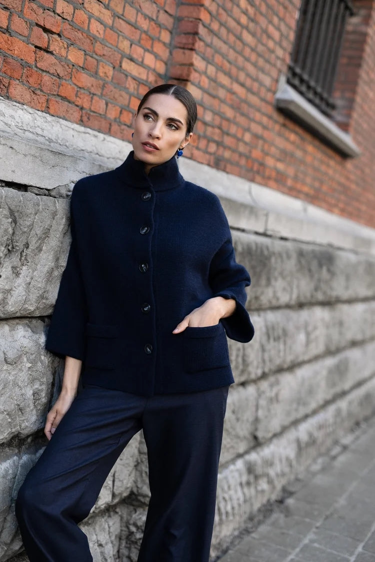 Cardigans blauw Dame Blanche