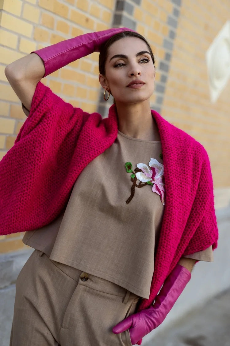 Cardigans roze Dame Blanche