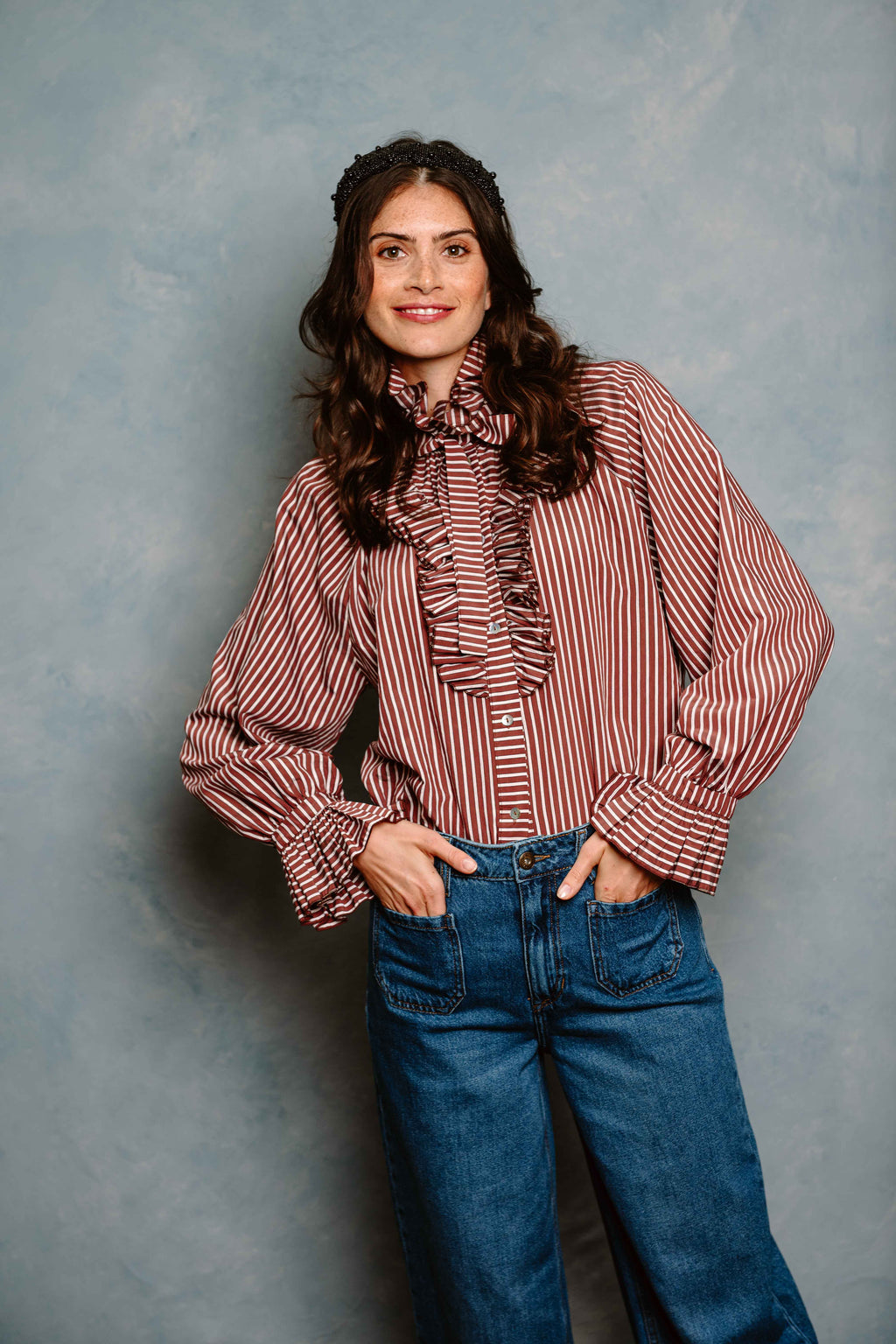 Blouses lange mouw multicolor Vicolo