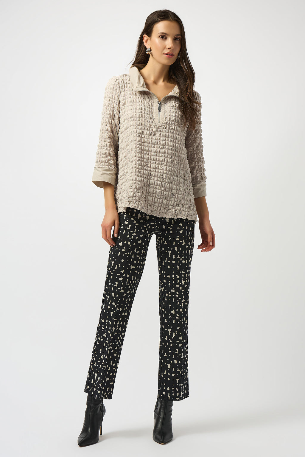 Blouses lange mouw beige Joseph Ribkoff