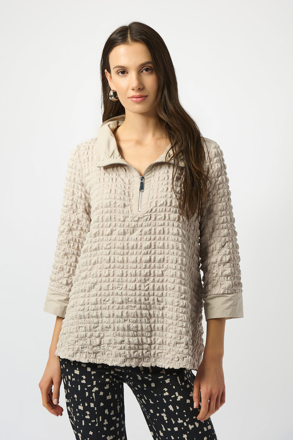 Blouses lange mouw beige Joseph Ribkoff