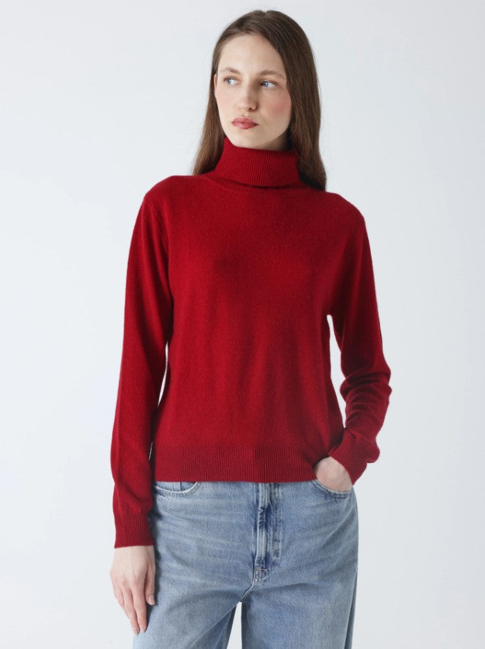 Pulls rood Absolut cashmere.