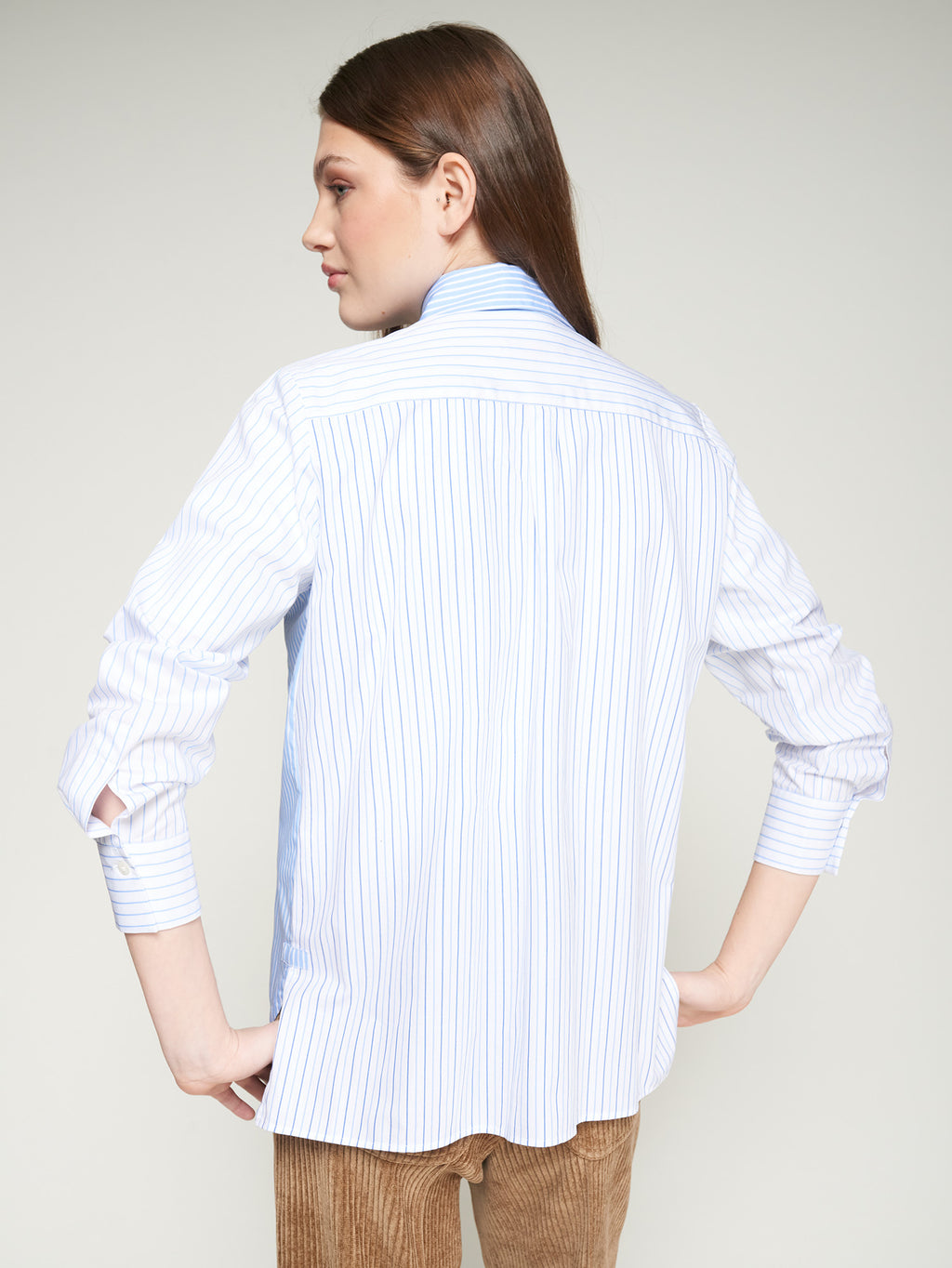 Blouses lange mouw blauw Vilagallo