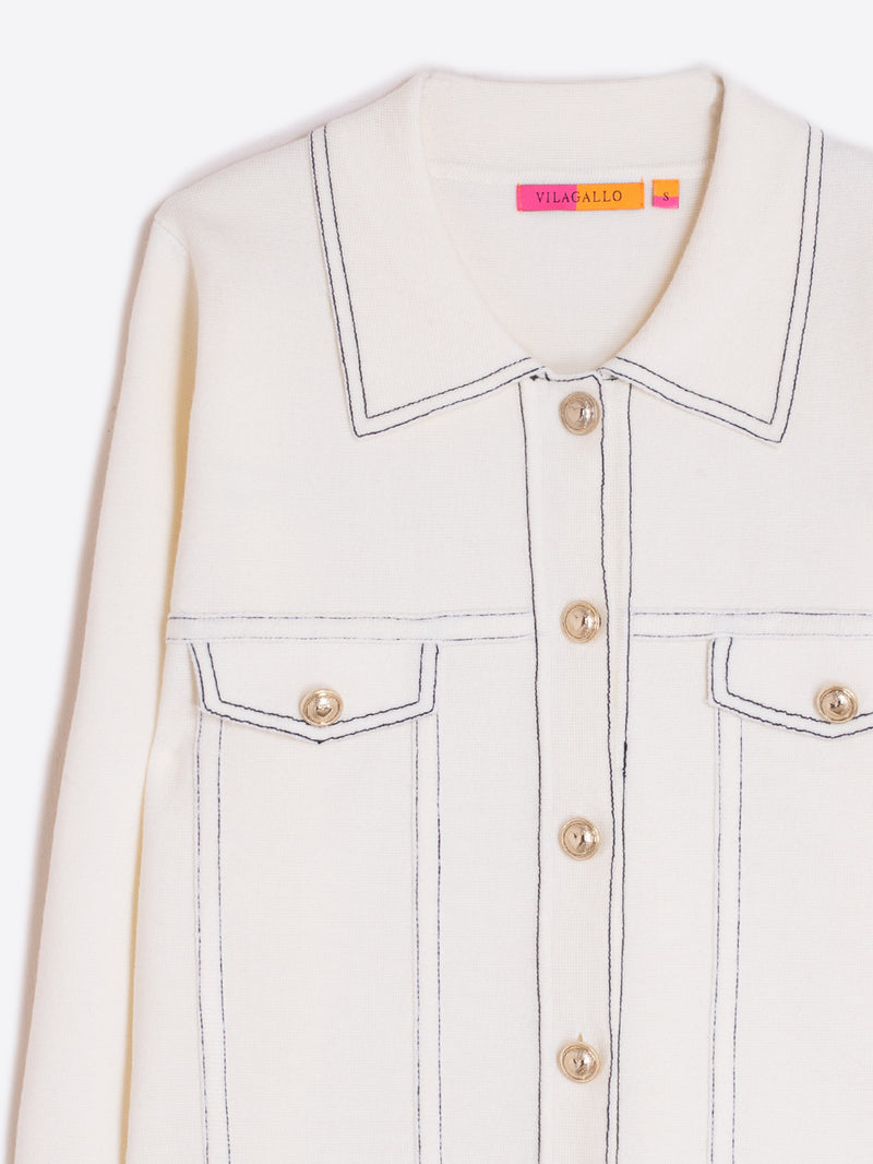 Cardigans wit Vilagallo