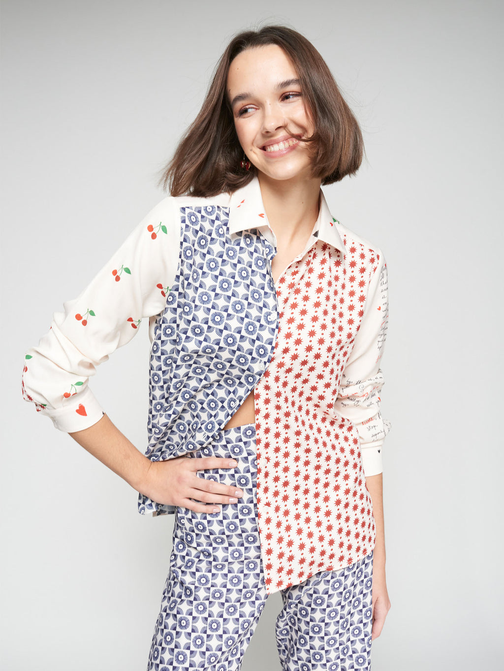 Blouses lange mouw multicolor Vilagallo