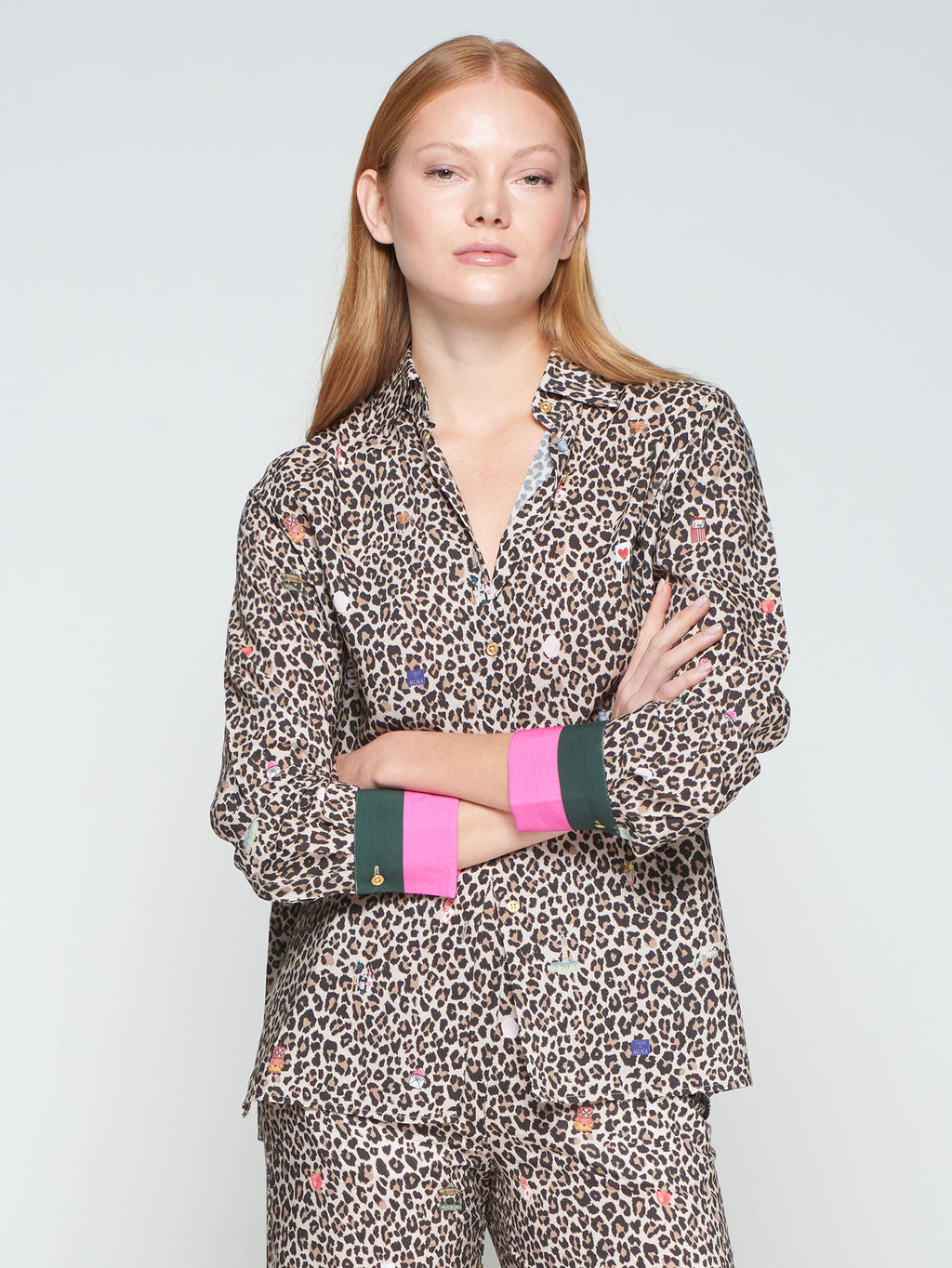 Blouses lange mouw multicolor Vilagallo