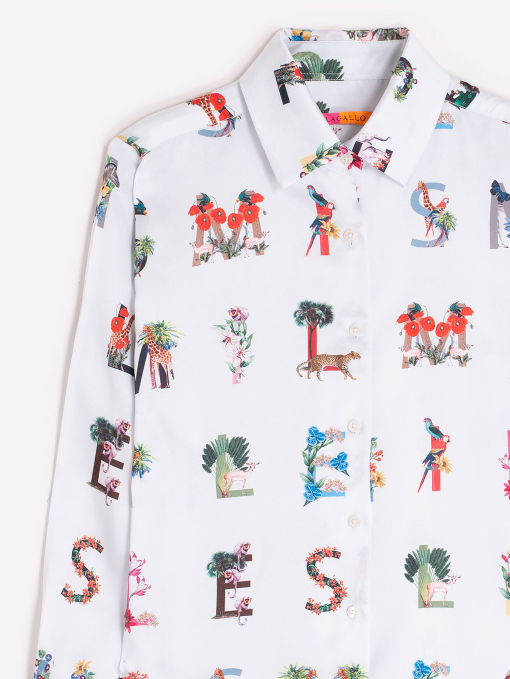 Blouses lange mouw wit Vilagallo