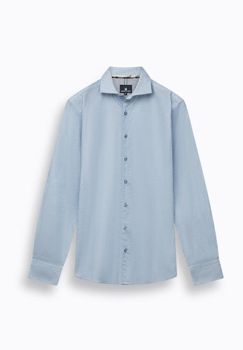 Hemden lange mouw blauw State of Art