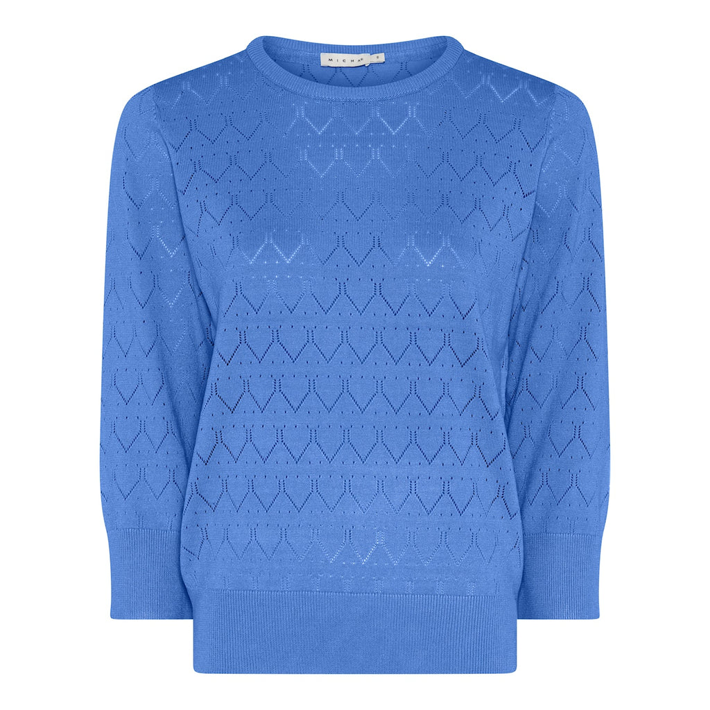 Pulls blauw Micha