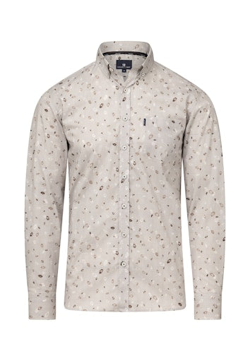 Hemden lange mouw bruin State of Art