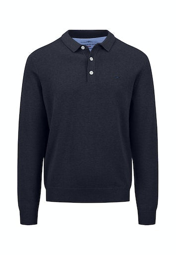 Polo's korte mouw blauw Fynch-Hatton