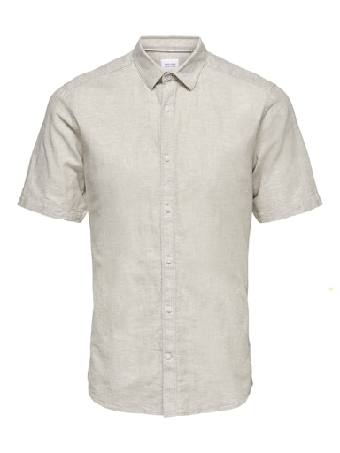 Hemden korte mouw bruin ONLY&SONS