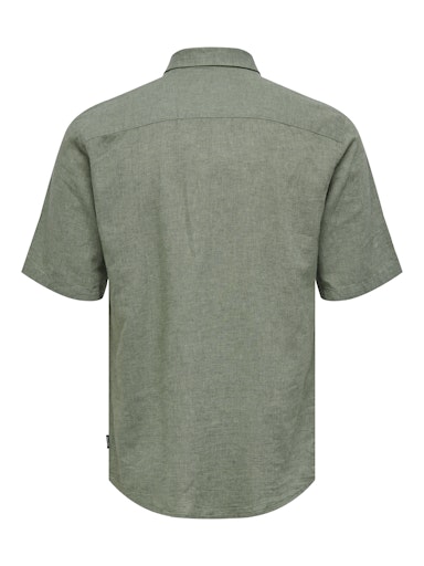 Hemden korte mouw bruin ONLY&SONS