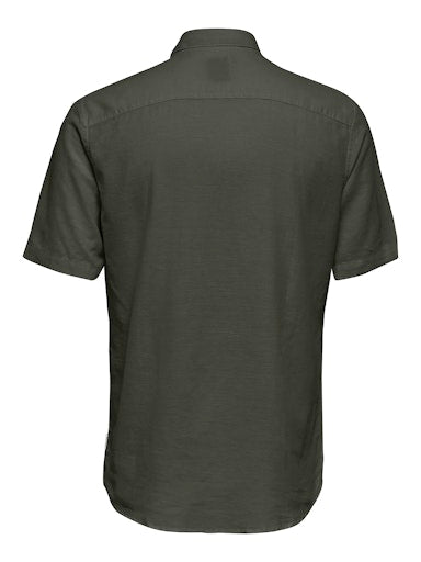 Hemden korte mouw groen ONLY&SONS