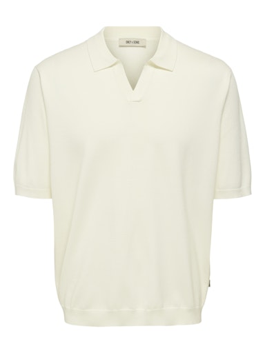 Polo's korte mouw beige ONLY&SONS