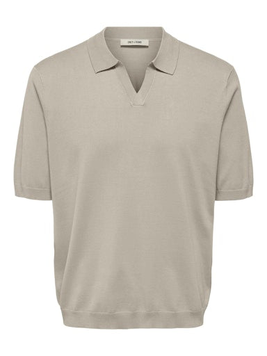 Polo's korte mouw grijs ONLY&SONS