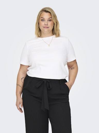 T-shirts korte mouw wit ONLY Carmakoma