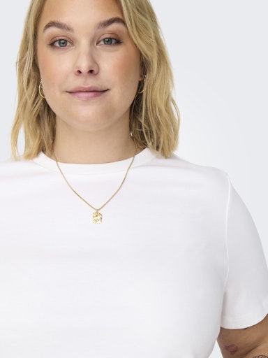 T-shirts korte mouw wit ONLY Carmakoma