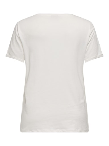 T-shirts korte mouw beige ONLY Carmakoma