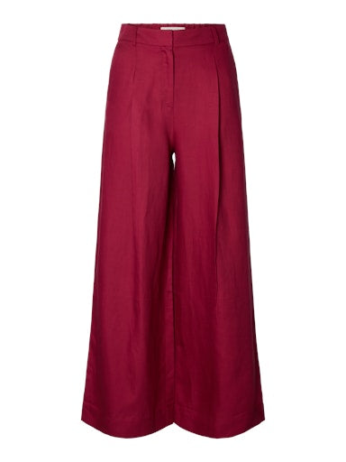 Broeken bordeaux Selected FEMME