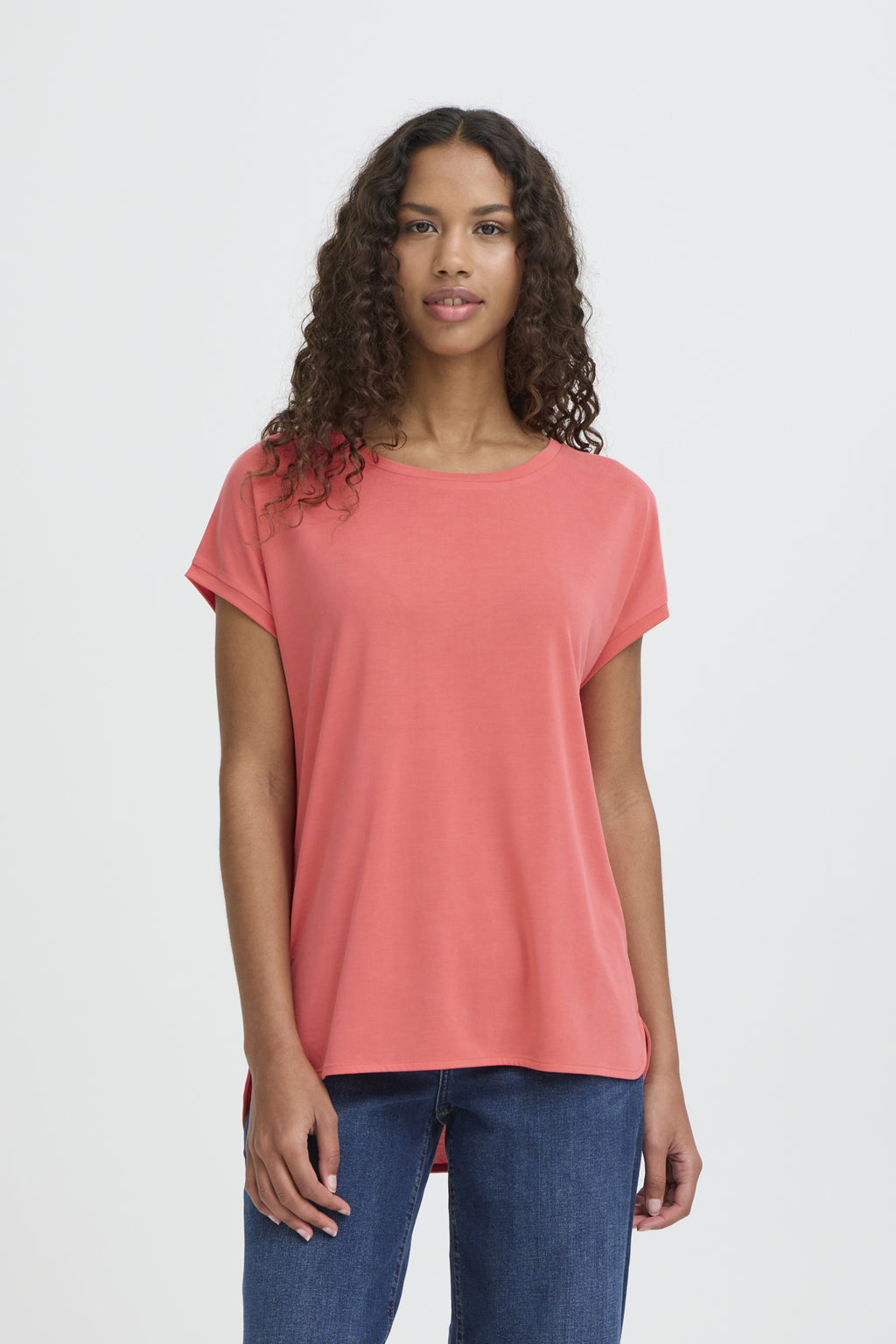 T-shirts korte mouw rood ICHI