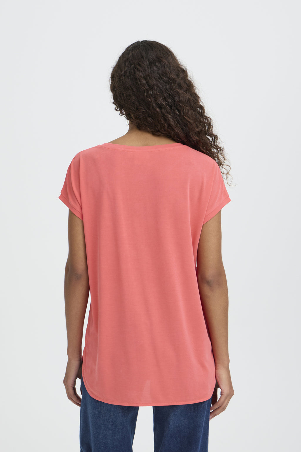 T-shirts korte mouw rood ICHI