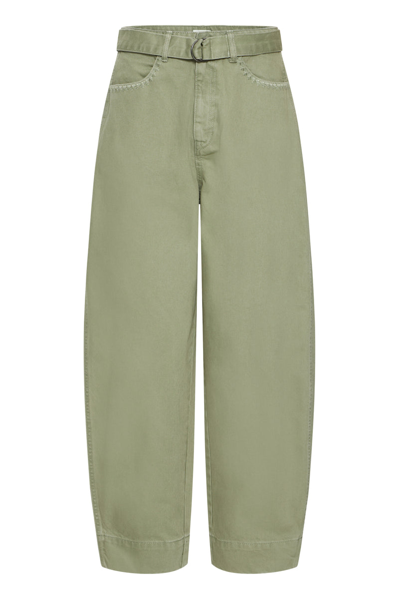Jeans groen ICHI