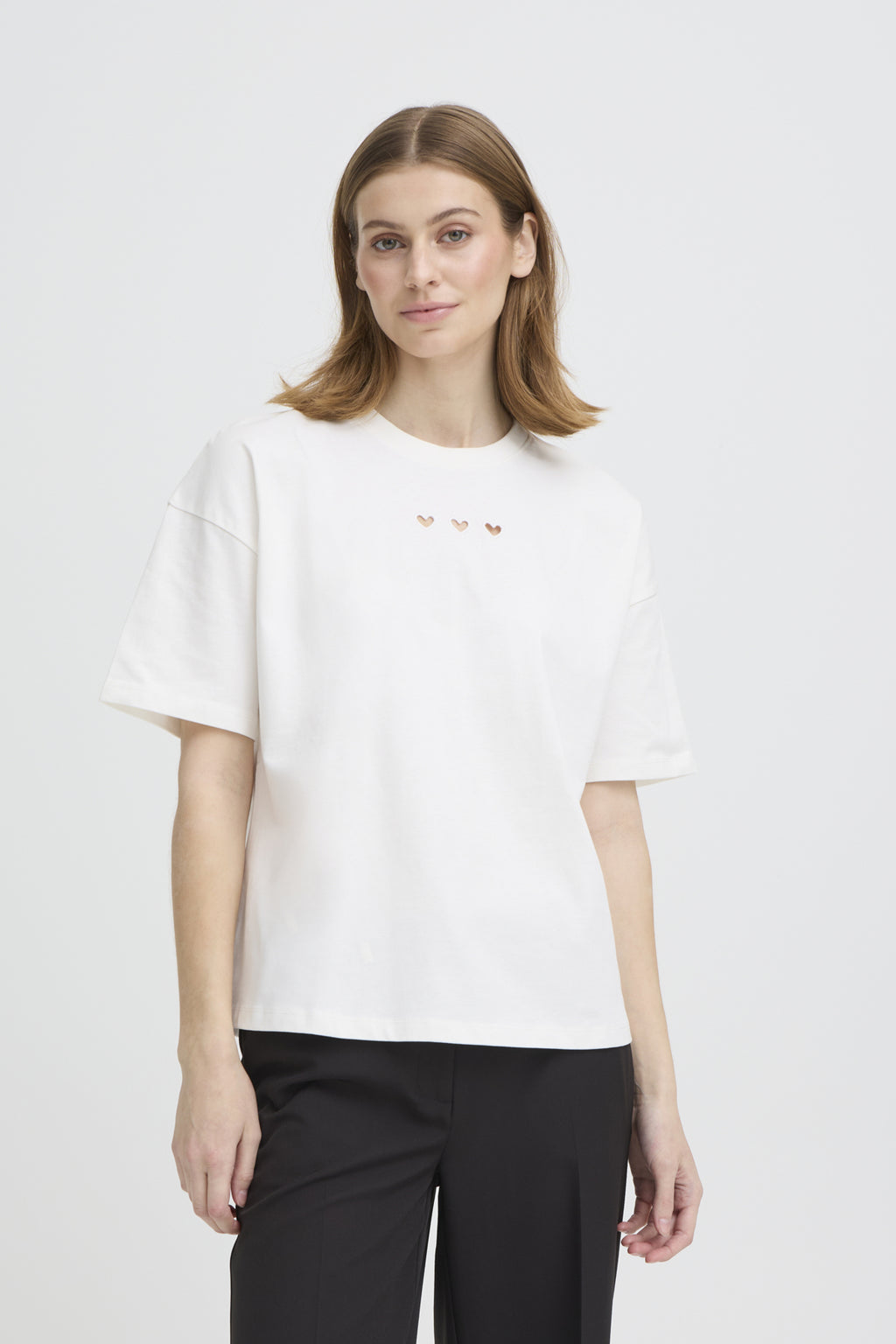 T-shirts korte mouw wit ICHI