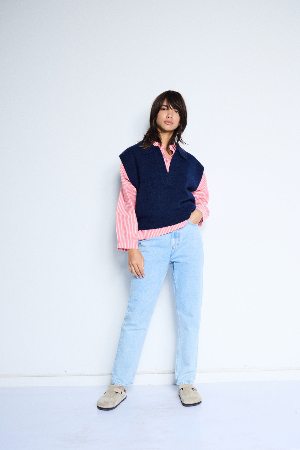 Debardeurs navy ICHI