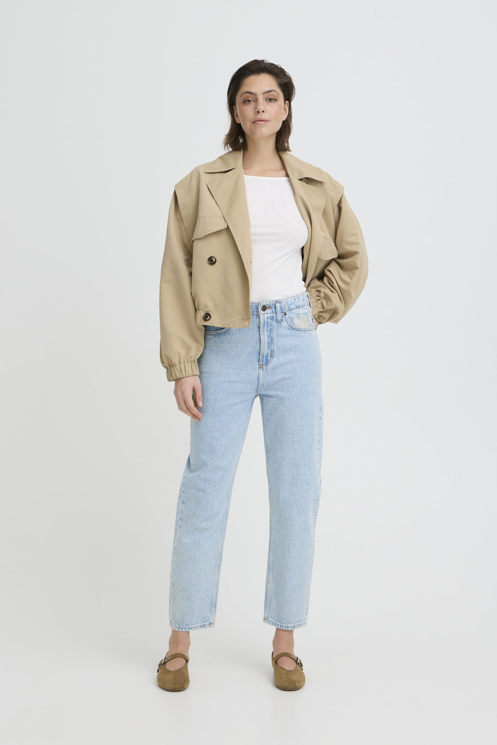 Jeans blauw ICHI