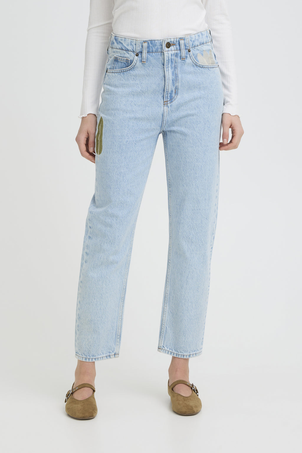 Jeans blauw ICHI
