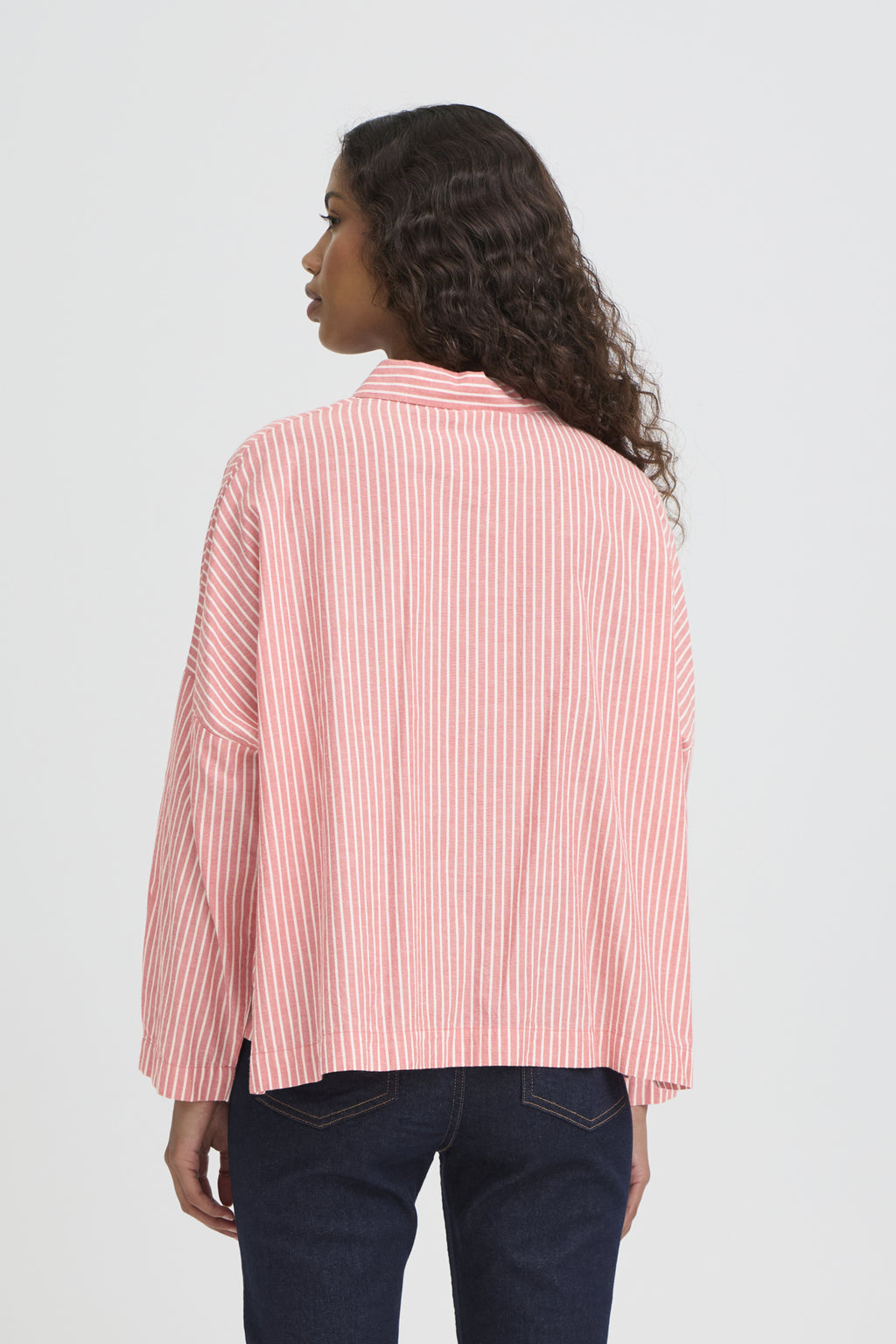 Blouses lange mouw rood ICHI