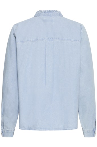 Blouses lange mouw blauw ICHI