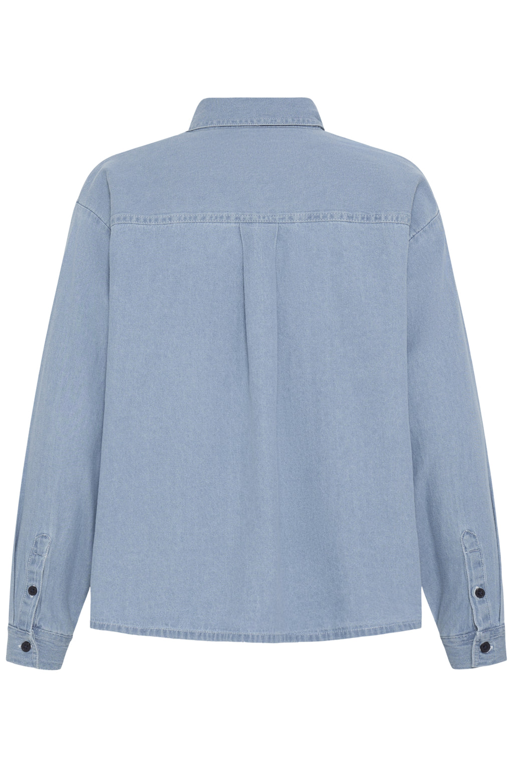 Blouses lange mouw blauw ICHI
