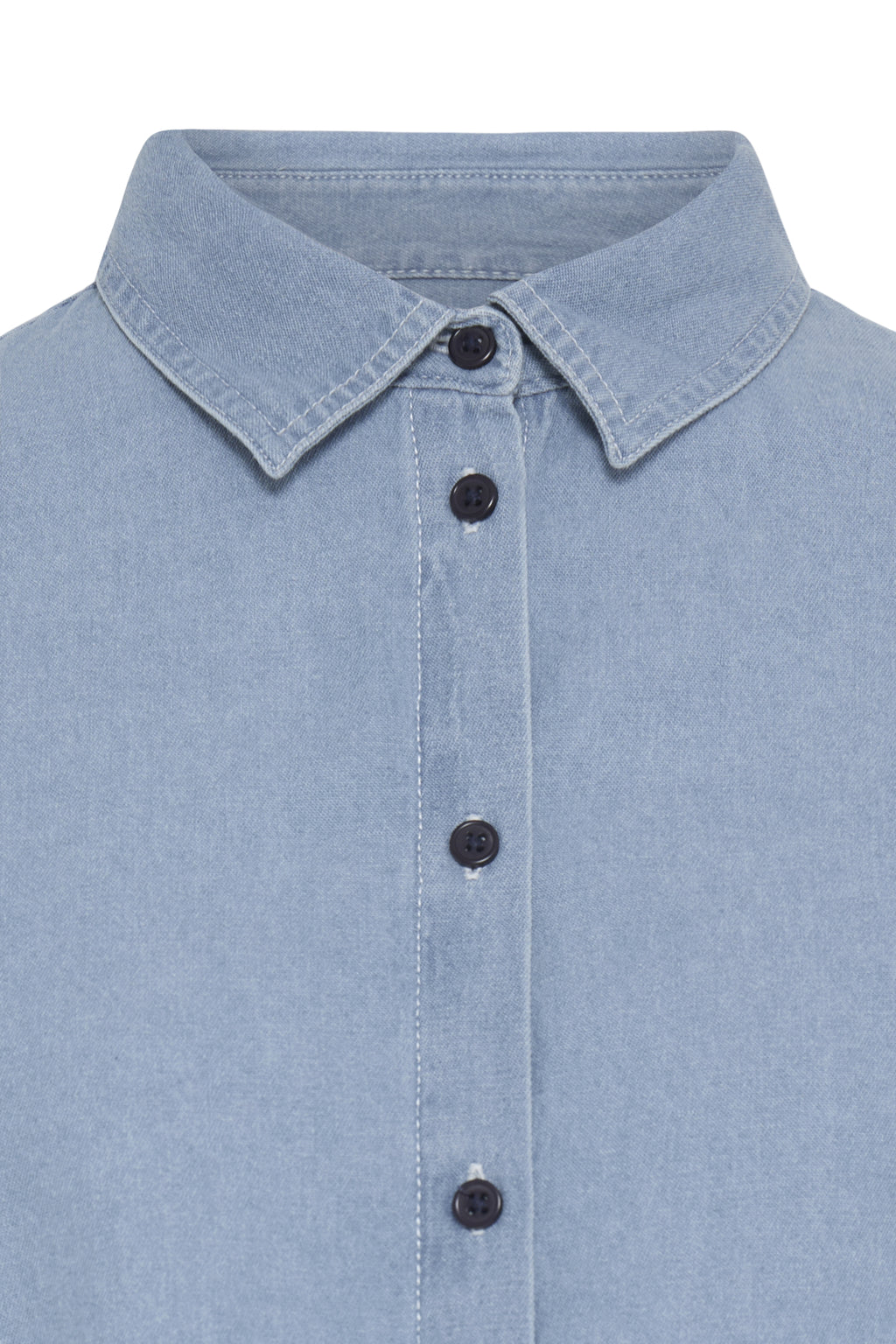 Blouses lange mouw blauw ICHI