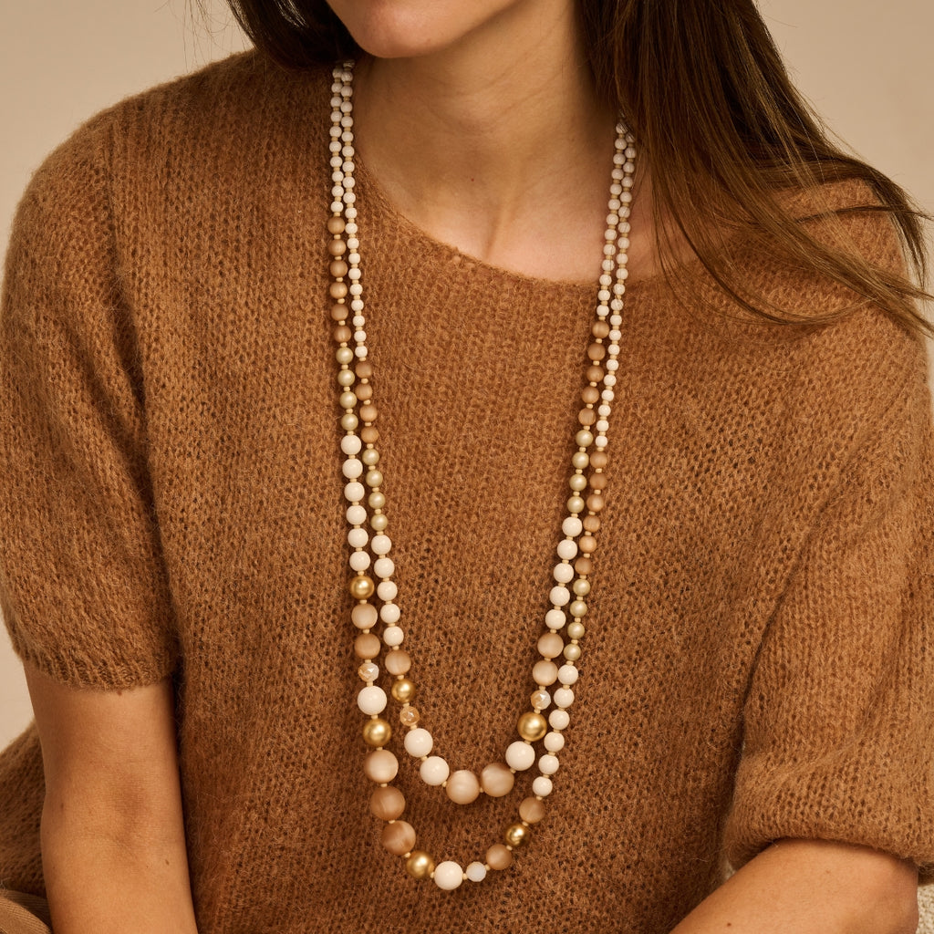 Juwelen beige Les Cordes