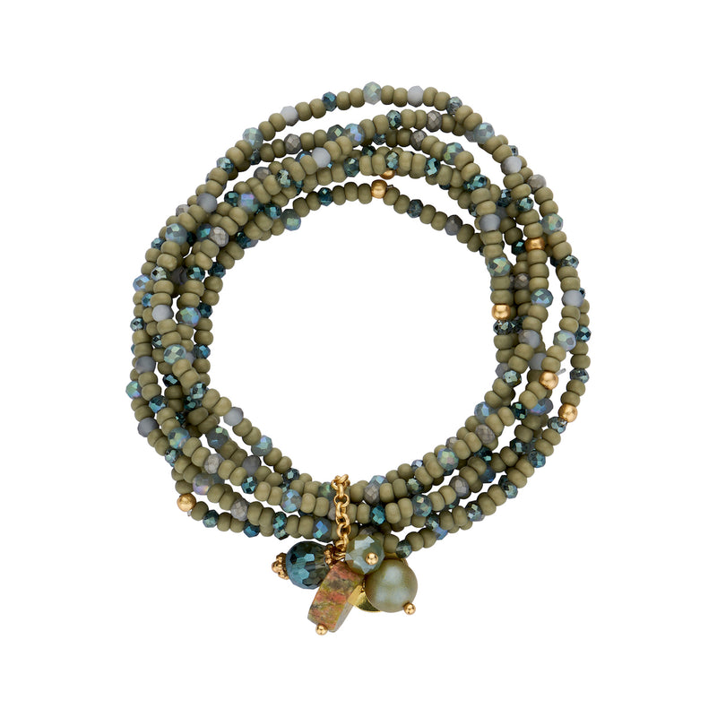 Juwelen groen Les Cordes