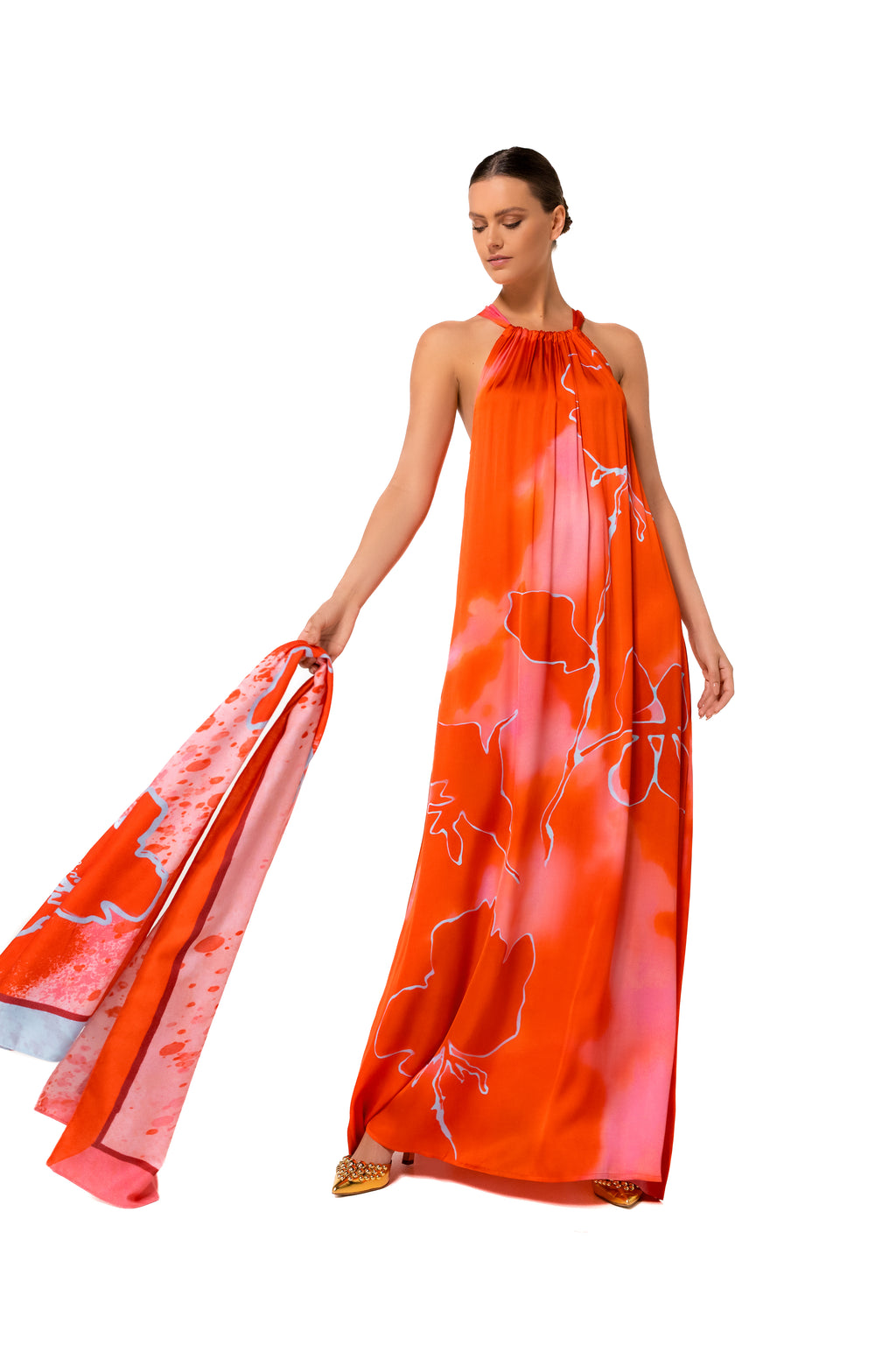 Jurken zonder mouw multicolor Caroline Biss