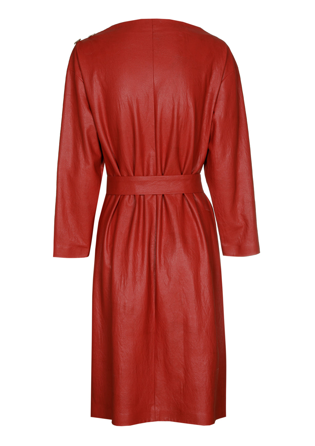 Jurken lange mouw rood Caroline Biss