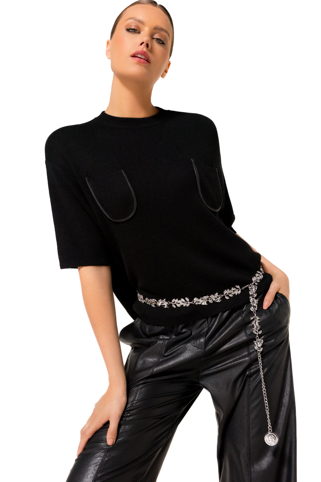 Pulls zwart Caroline Biss