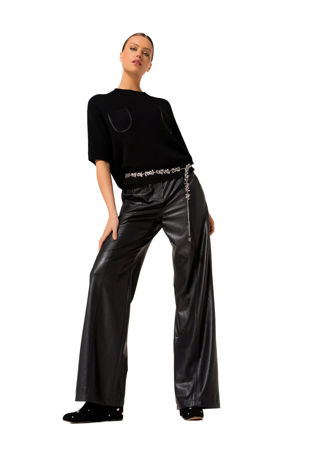 Pulls zwart Caroline Biss