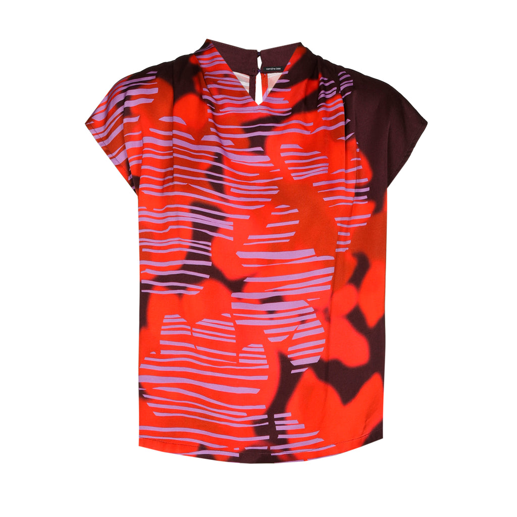 Blouses korte mouw multicolor Caroline Biss