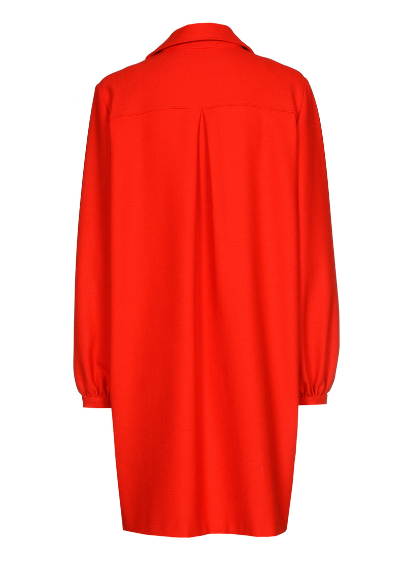 Jurken lange mouw rood Caroline Biss