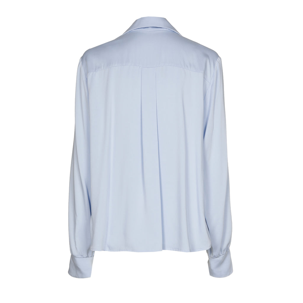 Blouses lange mouw blauw Caroline Biss