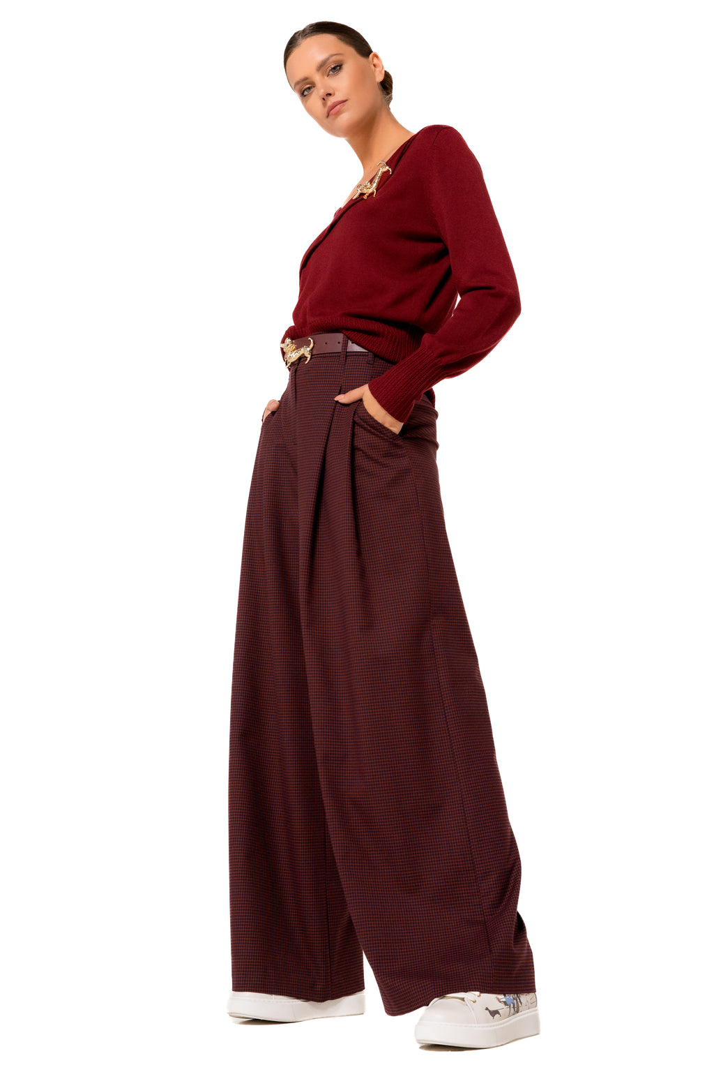 Pulls bordeaux Caroline Biss