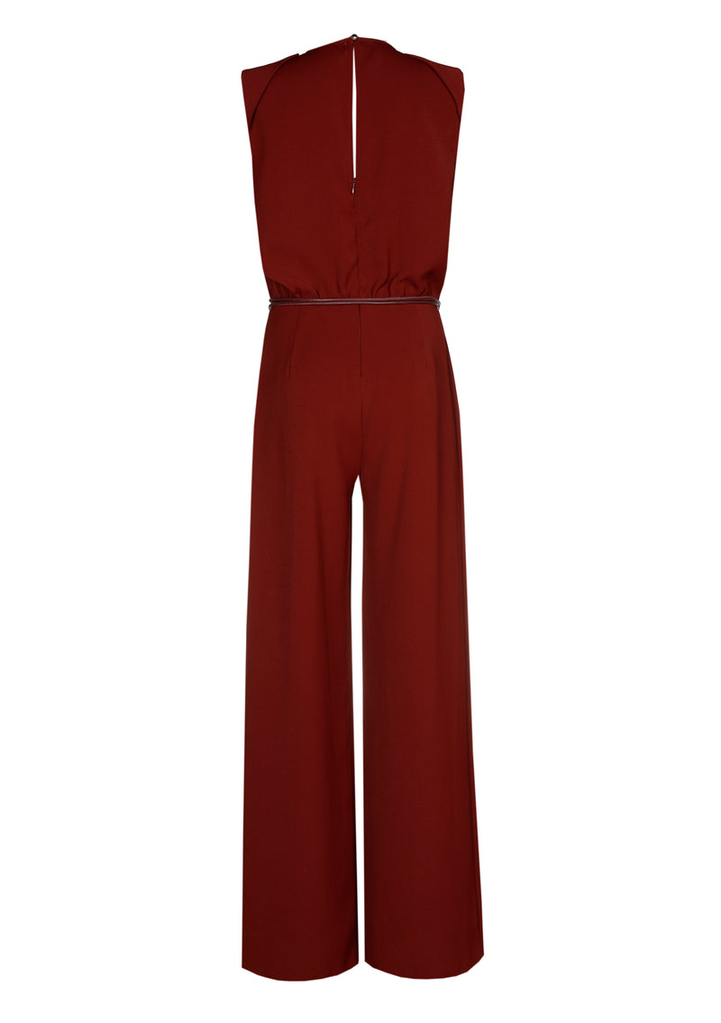 Jumpsuits zonder mouw bordeaux Caroline Biss