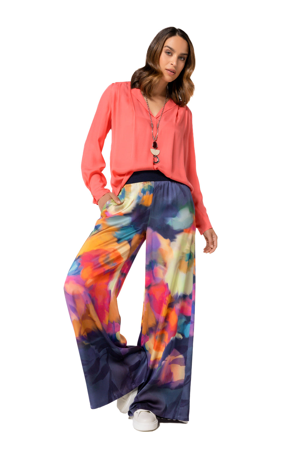 Blouses lange mouw rood Caroline Biss