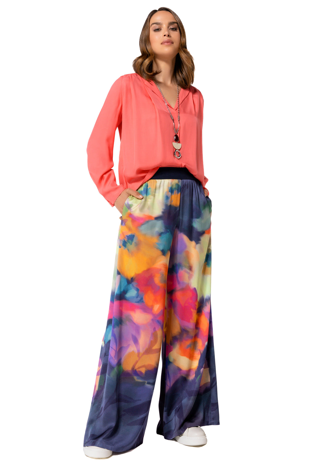 Blouses lange mouw rood Caroline Biss